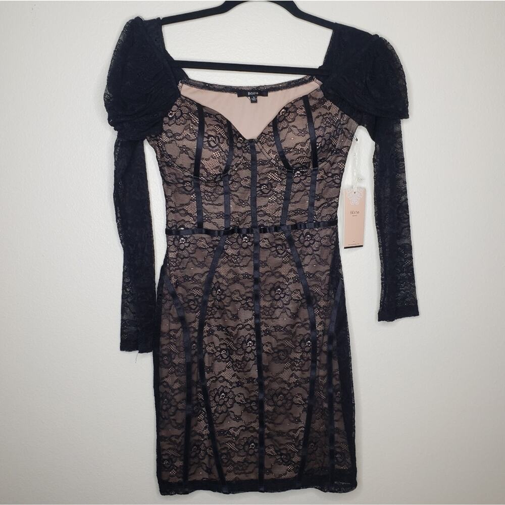 Blashe | Black Laced Bodycon Dress